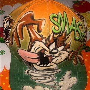 Warner Bros. Taz Orange and Green Hat